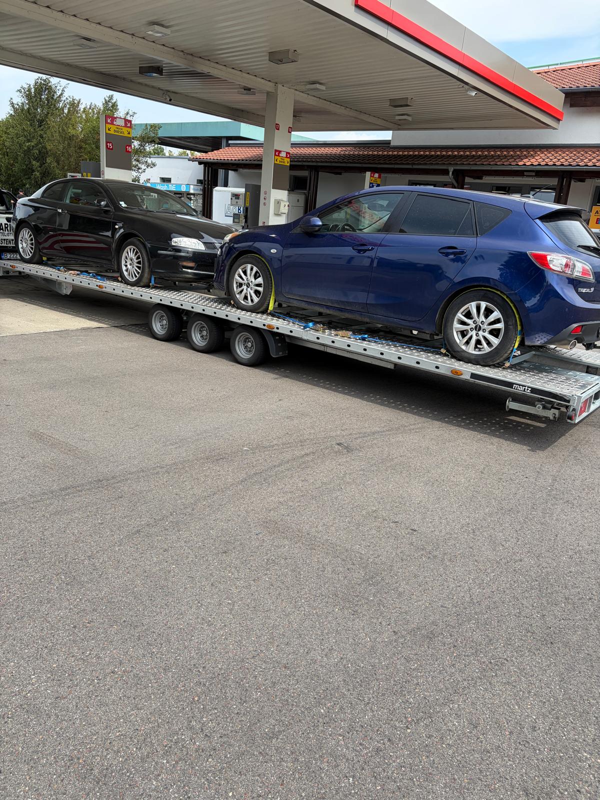 Oprire pe traseu pentru transport auto — GCN Tractări Auto