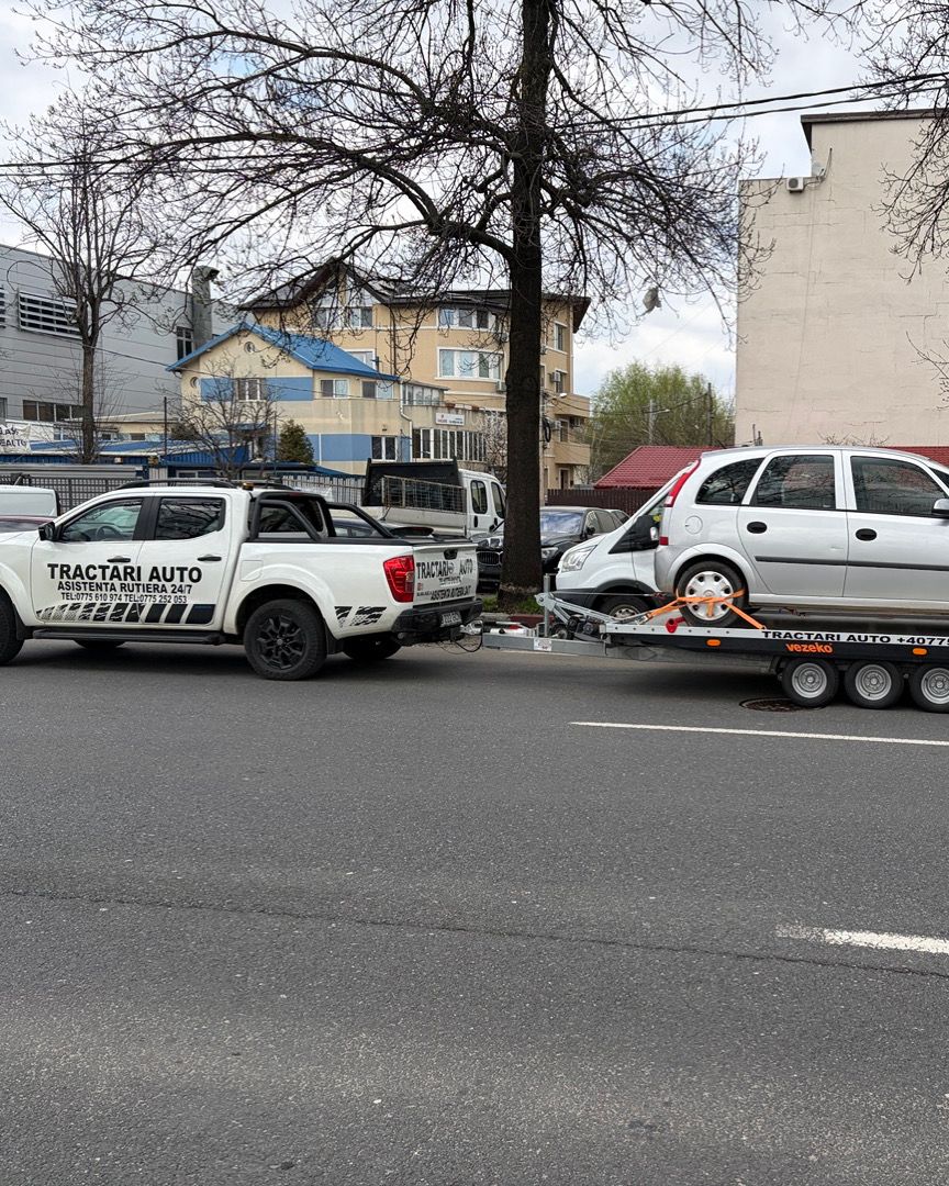 GCN Tractări Auto transport mașină pe platformă